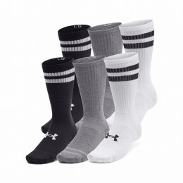 Sada ponožiek Under Armour Essential 6Pk Crew biela/čierna White/White/Black