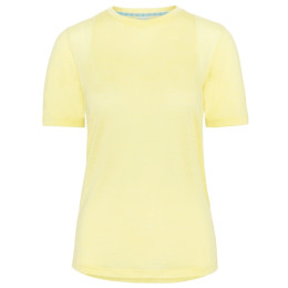 Dámske funkčné tričko Kari Traa Embla Wool Tee žltá Mellow Yellow