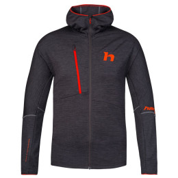 Pánska mikina Hannah Niro Hoody čierna anthracite mel