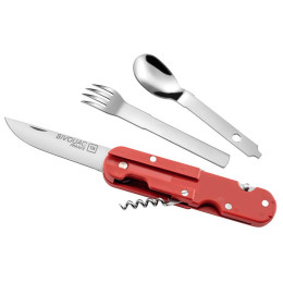 Multifunkčný nôž TB OUTDOOR Bivouac Camp Knife červená