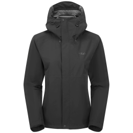 Dámska bunda Rab Downpour Jacket Wmns čierna