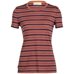 Dámske tričko Icebreaker Women Wave SS Tee Stripe