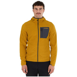 Pánska funkčná mikina Fundango Nagano Full Zip Hoodie žltá kangoo