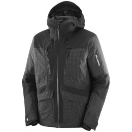 Pánska bunda Salomon Spark Jacket M čierna DEEP BLACK