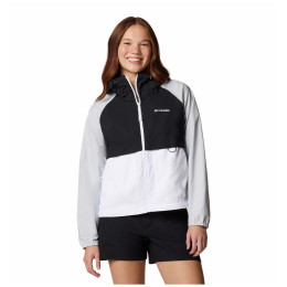 Dámska bunda Columbia Spire Valley™ Windbreaker biela White, Black, Cirrus Grey