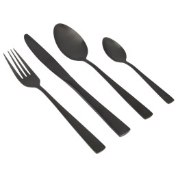 Súprava príborov Gimex Cutlery black 16 pc