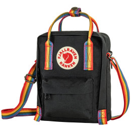 Taška cez rameno Fjällräven Kånken Rainbow Sling čierna Black-Rainbow Pattern