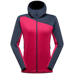 Dámska flísová bunda La Sportiva Cosmic Thermal Hoody W ružová/modrá Azalea/Night Sky