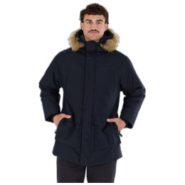 Pánska zimná bunda parka Fundango Spirit II Parka Jacket tmavomodrá patriot blue