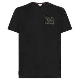 Pánske funkčné tričko Icebreaker M 150 Tech Lite SS Tee Forest Footsc čierna Black