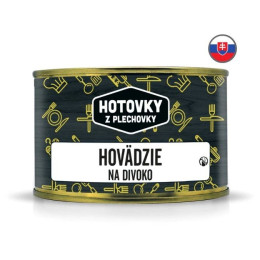 Hlavné jedlo Hotovky z plechovky Hovädzia pečienka 400g