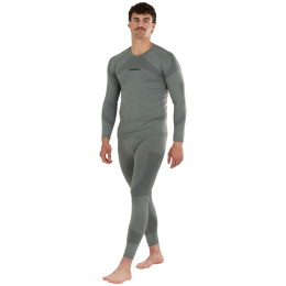 Pánska termobielizeň Fundango Seamless Baselayer Set khaki khaki