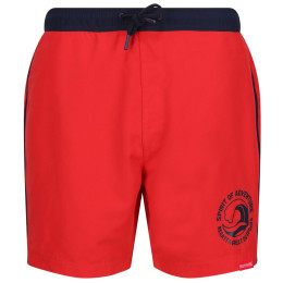 Pánske plavky Regatta Bentham swim short červená High Risk Red/Navy