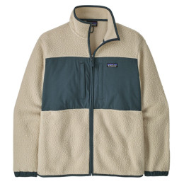 Pánska mikina Patagonia M's Retro Pile Patch Jkt béžová/zelená Pelican