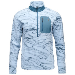 Pánska mikina Black Diamond Rift HZ Fleece Jacket svetlomodrá Relief-Fog Blue-Midnight Blue