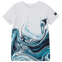 Detské tričko Reima Vauhdikas biela/modrá Off white
