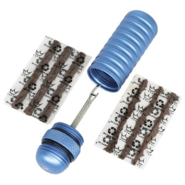 Opravná sada Peaty´s Holeshot Tubeless Puncture Plugger modrá turquoise