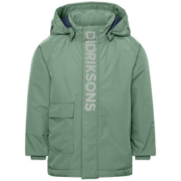 Detská zimná bunda Didriksons Talvi Kids Jkt 2 Dark Moss tmavozelená Dark Moss