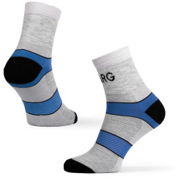 Pánske ponožky Warg Trail MID Wool sivá/modrá SvSedaCernoModraCerna