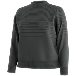 Dámsky sveter Smartwool Women's Summit Crew Sweater sivá Charcoal