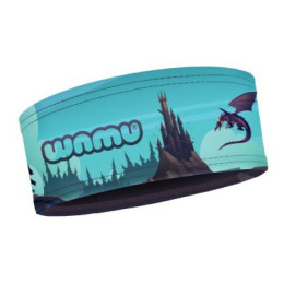 Detská čelenka WAMU Dragon Fantasy modrá BLUE