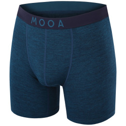 Pánske boxerky MOOA MerinoSilk 6in modrá legion blue melange