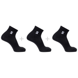 Ponožky Salomon Everyday Lite Quarter 3-Pack čierna Black