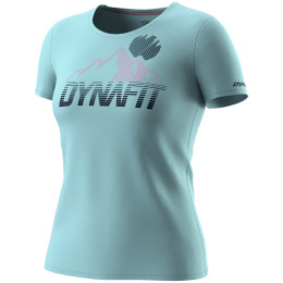 Dámske funkčné tričko Dynafit Transalper Graphic S/S Tee W modrá/svetlo modrá 8051 - marine blue/6240