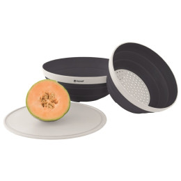 Sada misiek a sitiek Outwell Collaps Bowl & Colander Set tmavomodrá NavyNight