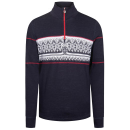 Pánsky sveter Dale of Norway Moritz Masc Basic Sweater modrá/biela Navy White Raspberry