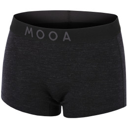 Dámske boxerky MOOA MerinoSilk 160 čierna black melange