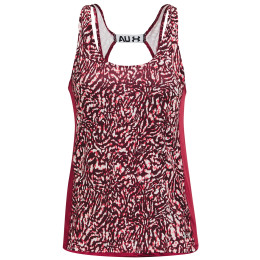Dámske tielko Under Armour Fly By Printed Tank ružová Black Rose / Black Rose / Reflective