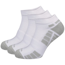 Ponožky MOOA Silver Bamboo Low 3-pack biela/sivá White/Grey