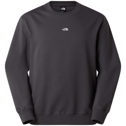 Mikina The North Face U Essential Light Relaxed Crew čierna ANTHRACITE GREY