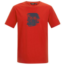 Pánske tričko Regatta Cline IX červená PoppyBchGlid