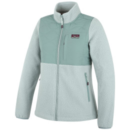 Dámska mikina MOOA Sherpa svetlozelená pale teal