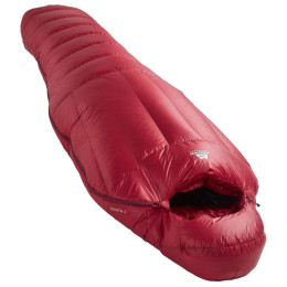 Páperový spacák Mountain Equipment Xenith III Long červená Merlot