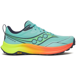Pánske bežecké topánky Saucony Peregrine 16 tyrkysová splash/citron