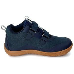 Dětské celoroční barefoot boty Bugga Oscar Blue tmavomodrá modrá