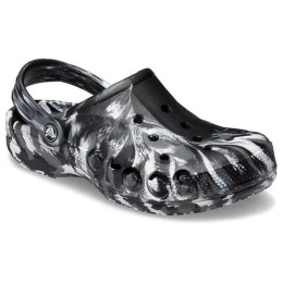 Papuče Crocs Baya Marbled Clog čierna/biela