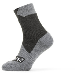 Nepremokavé ponožky SealSkinz Bircham čierna/sivá Black/Grey Marl