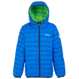 Detská zimná bunda Regatta Junior Hooded Marizion Aviator Blue modrá Aviator Blue Wild Lime