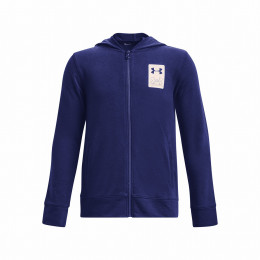 Detská mikina Under Armour Rival Terry FZ Hoodie modrá Blue