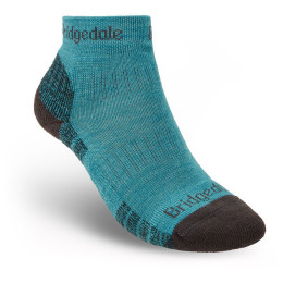 Dámske ponožky Bridgedale Hike LW MP Ankle tyrkysová Turquoise/Navy