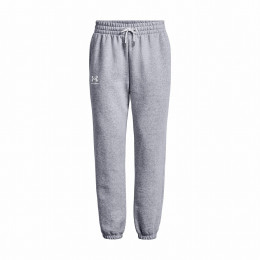 Dámske tepláky Under Armour Essential Fleece Joggers svetlosivá ModGrayLightHeather/White