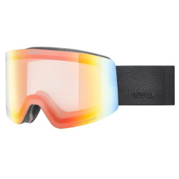 Lyžiarske okuliare Uvex Provoqe V čierna BLACK MATT DL/RAINBOW-CLEAR S1-3