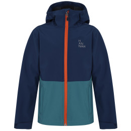 Detská softshellová bunda Hannah Wat Jr modrá insignia blue/hydro