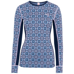 Dámske funkčné tričko Kari Traa Rose LS 2.0 tmavomodrá Dark Navy Blue
