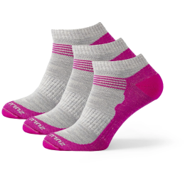 Ponožky Zulu Merino Summer 3-pack ružová/sivá grey/pink