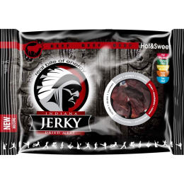 Sušené mäso Indiana Jerky Hovädzie Hot and Sweet 100g